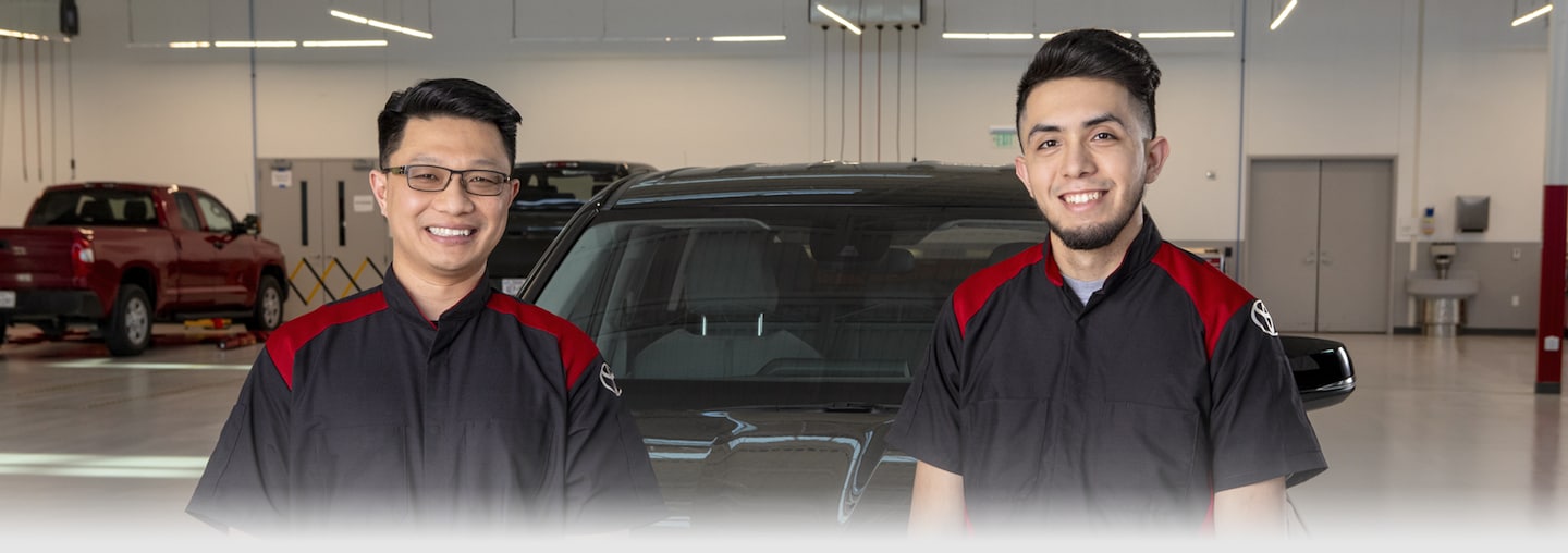 Two Toyota techs